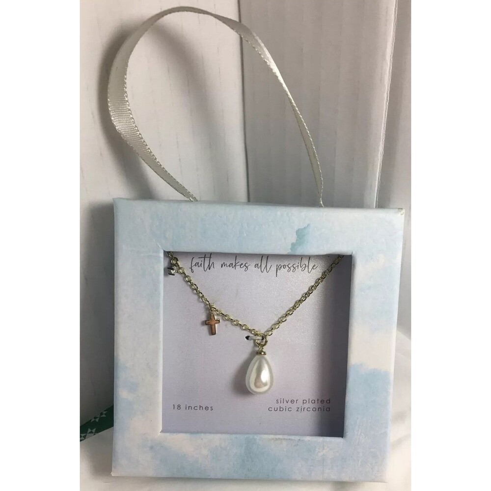 Faith makes all possible necklace 18 inch